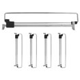 thumbnail image 1 of 5 Pcs Cintre Télescopique pour Garde-Robe Cintre de Placard Ajustable Cintre en Fer Robuste Barre à Vêtements Durable Tige de Garde-Robe Robuste Tige Rétractable pour Garde-Robe Cintre de Placard en Métal Robuste, 1 of 8