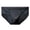 Dark Gray, variant on Joernso Men Briefs Mesh Stretchy Breathable Solid Color Plus Size Hollow Out U Convex Panties Underwear for Home