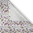 thumbnail image 5 of Ambesonne Unicorn Grommet Curtain, Unicorn Candies Stars, 50" x 108", Yellow Lilac Pink, 5 of 6