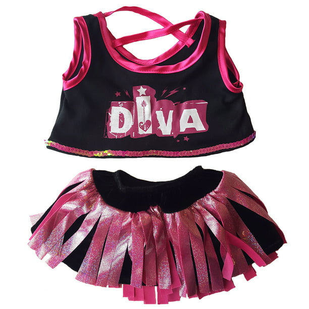 Diva Girl Outfit Teddy Bear Clothes Fits Most 14