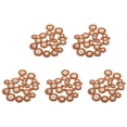 thumbnail image 1 of 125 Pcs Professional Leather Tenor Saxophone Pads Orange Sax Pads Replacement Woodwind Musical Instruments Parts, 1 of 8