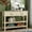 Gray-Wood, variant on Wulawindy Retro Console Table for Entryway with Drawers and Shelf Living Room Furniture (Antique White)