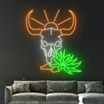 thumbnail image 4 of Handmadetneonsign Cow Head Neon Sign, Cow Skull Head Wall Art Decor, Longhorn Bull Wall Decor, 4 of 5