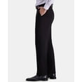 thumbnail image 2 of Men's Haggar® Premium Comfort Straight-Fit Flat-Front Dress Pants Color: Black Size: 32X32, 2 of 3