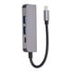 thumbnail image 4 of Hub USB, estación de acoplamiento 4 en concentrador de interfaz multimedia de alta definición, expansor de puerto USB, durabilidad mejorada, 4 of 8