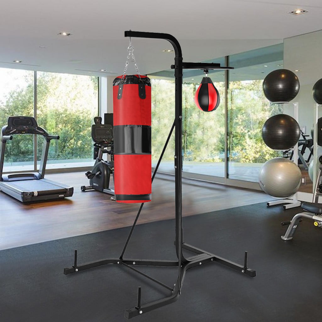 Details about   Heavy-duty Boxing Punching Bag Rack Free Standing Boxing Bag For Home Fitness 