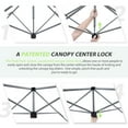thumbnail image 6 of EAGLE PEAK 13’ x 13’ Pop-Up Outdoor Canopies Green, Instant Setup with Mosquito Netting, 6 of 10