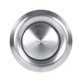 thumbnail image 1 of YUMILI Grille D'aération Réglable, 3 Tailles En Acier Inoxydable Grille D'aération Mur Plafond Rond Couvercle De Conduit De Ventilation Pour Salle De Bain Bureau Cuisine(150mm), 1 of 4