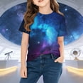 thumbnail image 6 of CYRBOKO Girls Graphic Tees, Short Sleeve Crewneck Gift Casual Summer T-shirts Multicolor Size 7-8 T, 6 of 7