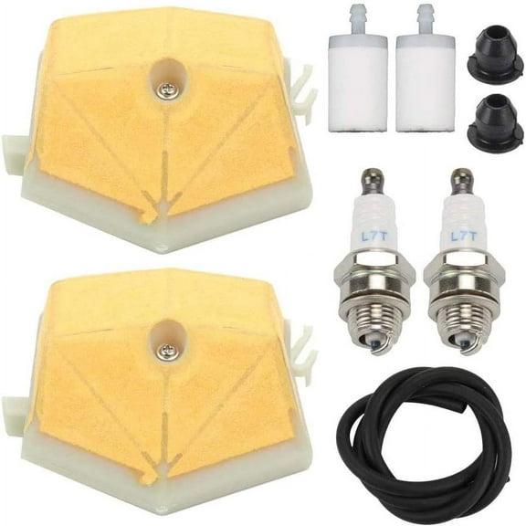 Air Filter Fuel Line Filter Spark Plug for 51 55 55EPA Chainsaw Replace 503 89 81-01