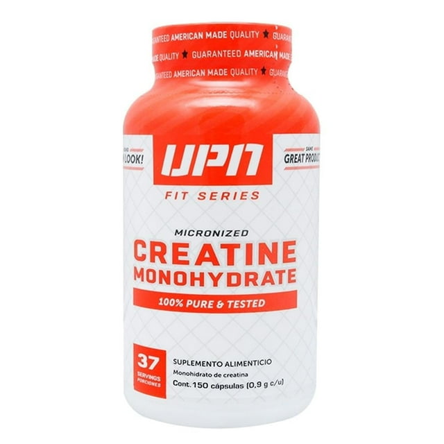 Suplemento alimenticio UPN Fit Series monohidrato de creatina 150 cápsulas de 9 g c/u