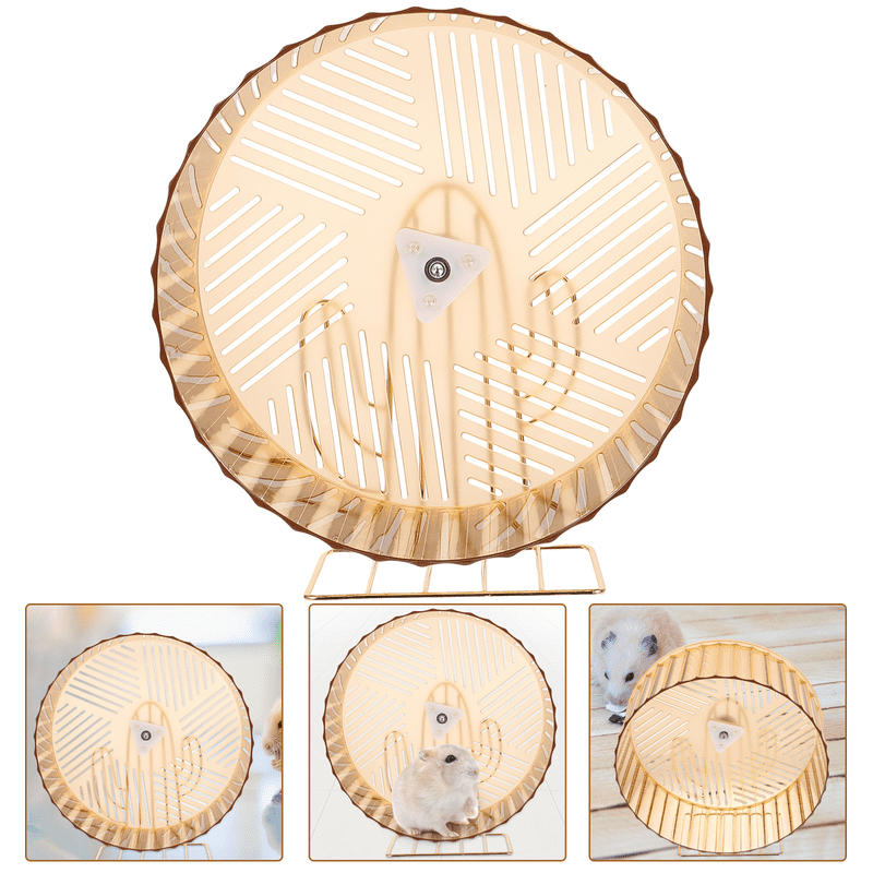 Durable Hamster Wheel Toy Silent Hedgehog Wheel Exercise Cage Pet Rat Running Small Animal Toys Hamster Supply Garden Pet