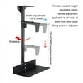 thumbnail image 4 of pitrice Support Universel pour Boîtier d'Ordinateur Hauteur Réglable Clip de Fixation Double CPU Noir, 4 of 6