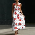 thumbnail image 7 of Summer Dresses for Women, Empire Waist Maxi Dress, Sleeveless Loose Ankle Length Long Dress, All Season Casual Summer Outfit, 7 of 7