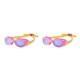 thumbnail image 4 of Greeniant Gafas de natación antivaho: correa ajustable que garantiza seguridad y anillo hermético de alta definición elástico sin fugas de azul rosa naranja 2Conjunto, 4 of 6