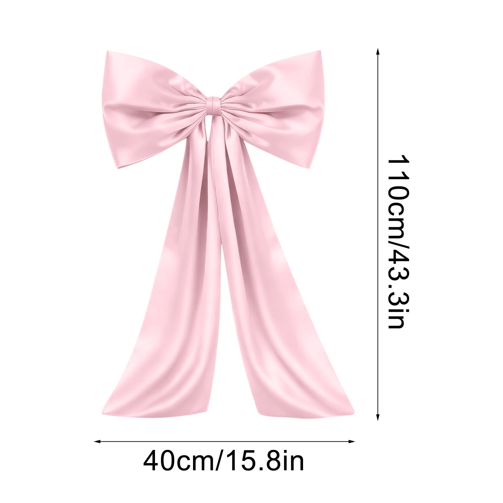 Antqov Christmas Decorations Large Christmas Bows Colorful Ribbon Bow for Christmas Tree Topper, Wall Door Hanging Christmas Ornament for Indoor Home Party Decor