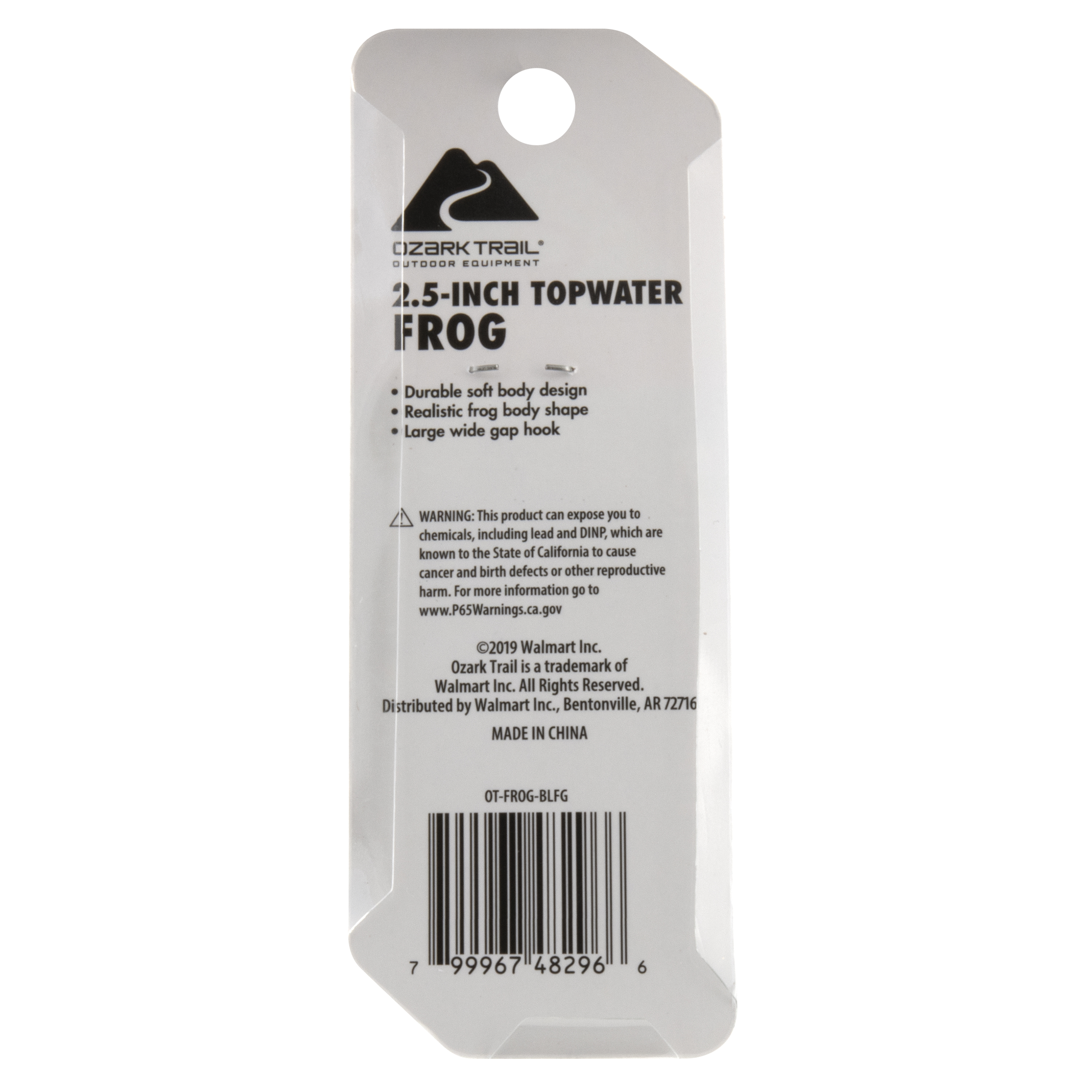 Señuelo de rana topwater de 2.5 pulgadas para pesca de lubina, rana toro 5