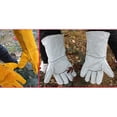 thumbnail image 2 of UPGRATOR 1Par Guantes De Trabajo Amarillos Ligero De Cuero Para Jardinería Y Protección Manual, 2 of 8