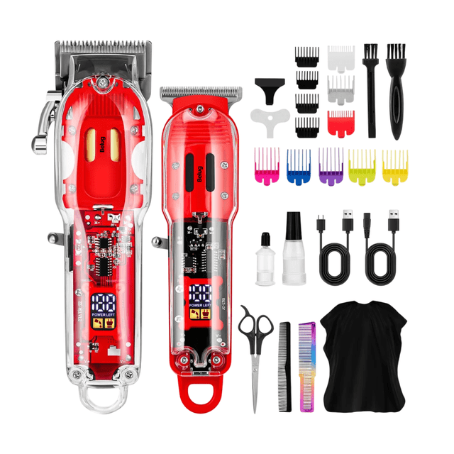 Cortadora De Pelo Belug Profesional Máquina Para Cortar Cabello rojas