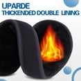 thumbnail image 3 of 2Pcs Winter Ear Muffs for Men Women Classic Unisex Fleece Ear Warmers for Cold Weather Behind the Head Earmuffs Adjustable, 3 of 7