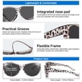 thumbnail image 6 of TINHAO Polarized Fit Over Glasses Sunglasses for Women UV Protection, Trendy Oversized Cat Eye Sunglasses for Driving Riding, 6 of 7