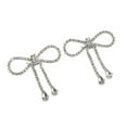 thumbnail image 2 of Loewten Broche en Strass Broche, Broche Broche d'Arc, Broche d'Arc en Strass 2pcs Exquise Conception de Pompon Brillant Broche d'Arc pour les Fêtes de Mariage, 2 of 8