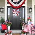 thumbnail image 4 of 250th Anniversary Foam Ball Wreath, 13.8 inch 4th of July Summer Soft Touch Foam Wreath for The Front Door, Handcrafted Memorial Day Artificial Wreath for Indoor and Outdoor, 4 of 7