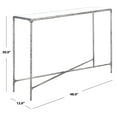 thumbnail image 3 of SAFAVIEH Couture Jessa Glam Metal Console Table, Silver, 3 of 8