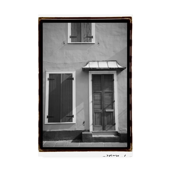 Trademark Fine Art 'French Quarter Architecture Iii' Canvas Art by Laura Denardo