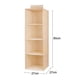 thumbnail image 5 of 3 estantes colgantes organizador de armario con 1 ropa interior/calcetines cajón divisor ahorrador de espacio bolsa de almacenamiento de tela plegable Xemadio 2035193-2, 5 of 8