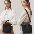 thumbnail image 5 of Multi-Pocket Tote Bag with Zipper, Canvas Japanese Handmade Handbag with Compartments, Multifunction Crossbody Shouder Bag Bag Work for Women Teen Gir, 5 of 5