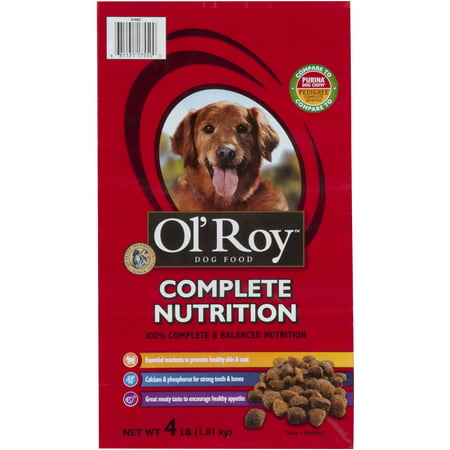 Ol' Roy: Dog Complete Nutrition For All Breeds Food, 4 lb ...