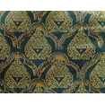 thumbnail image 4 of oneOone Georgette Viscose Fabric Damask & Floral Block Printed Fabric 1 Yard 42 Inch Wide, 4 of 4