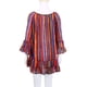thumbnail image 4 of Verano Arco Iris Impreso Seaside Resort Playa Suelto Gasa Correa Vestido L Likrtyny Mujer, 4 of 6