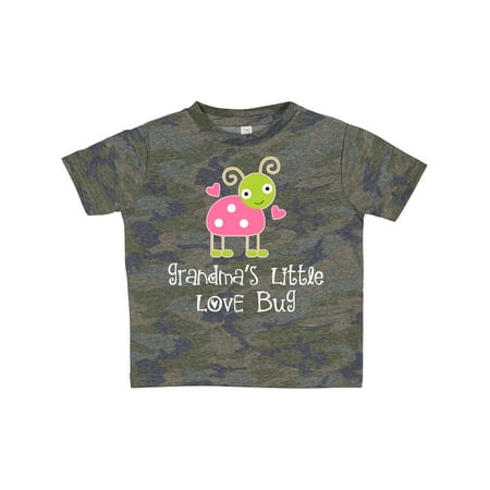 

Inktastic Grandma Little Love Bug Grandchild Gift Toddler Toddler Girl T-Shirt