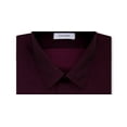 thumbnail image 2 of Calvin Klein Men's Slim Fit Non Iron Performance Herringbone Point Collar Dress Shirt Red Size 15.5X34X35, 2 of 3