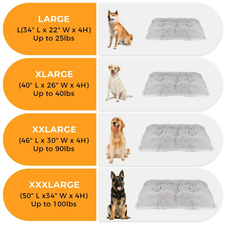 Katieovy Extra Large Plush Dog Bed, 50" x 34" photo 4