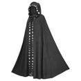 thumbnail image 1 of Capa con capucha de bruja y mago renacentista misterioso, disfraz de Halloween para fiesta de cosplay, 1 of 5