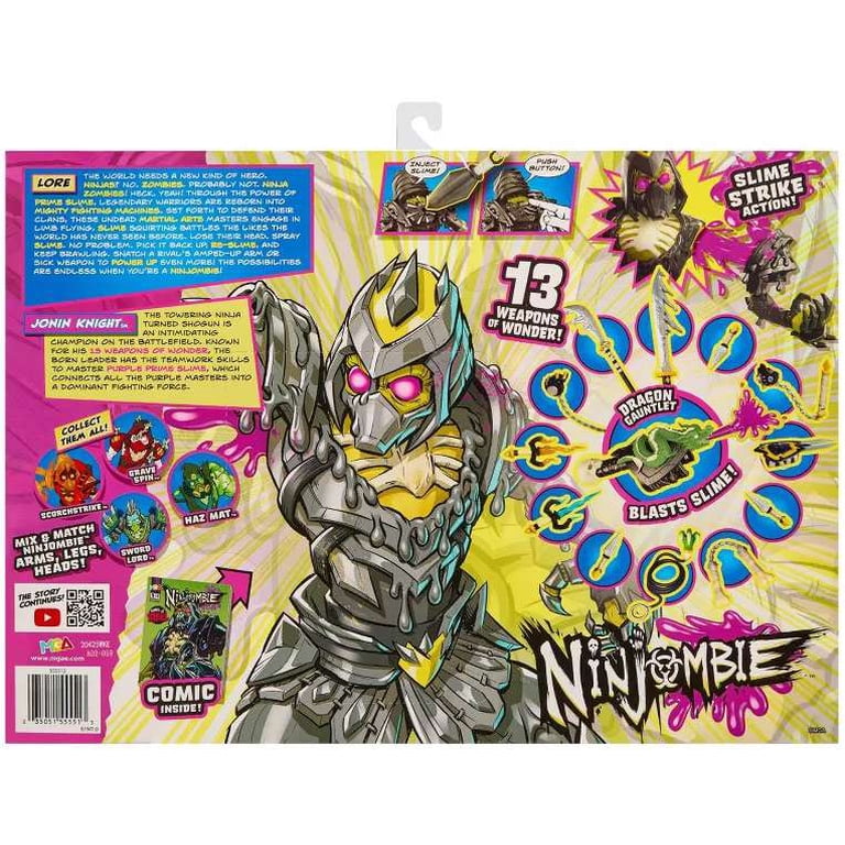 Deluxe Ninjombie Action Figure - Jonin Knight, Ninja Zombie with