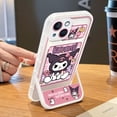 thumbnail image 2 of Kuromi Pachacco, funda de teléfono de silicona con soporte para iPhone 11 12 13 14 Pro Max XR XS X 8 7 6 6S Plus SE 2020, funda blanda xuanjing  unisex, 2 of 2