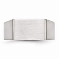thumbnail image 4 of Stainless Steel Polished and Brushed Signet Ring, 4 of 7