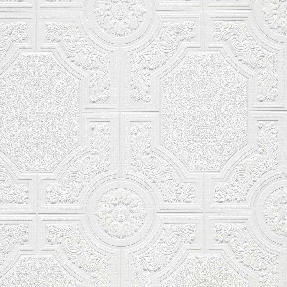 Architectural Panels Paintable Wallpaper