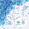 thumbnail image 5 of 300G 2mm Glass Seed Beads Tiny 15 Colors Small Pony Beads Mini Spacer Beads for DIY Craft Bracelet Necklace Jewelry Making 20g/Color 2 Tone Color Mixing, 5 of 9