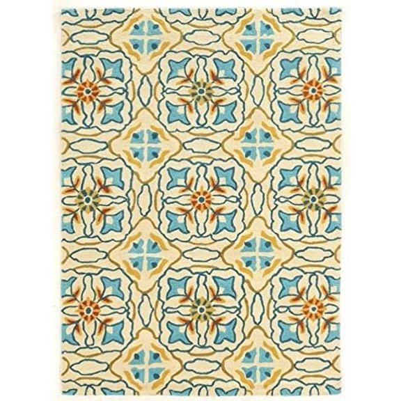 Riverbay Furniture 8' x 10' Hand Tufted Rug in Ivory