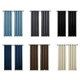 thumbnail image 5 of Blackout Curtains for Bedroom Long Thermal Insulated Winter Grommet Heavy Blocking Darkening Window Drapes Black Out Curtain for Living Room Sliding Door beige 140cm*220cm, 5 of 5