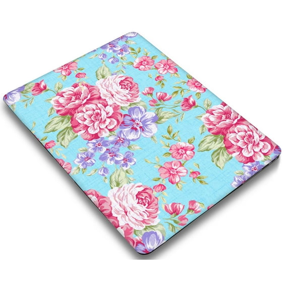 KSK KAISHEK Only Compatible Old MacBook Pro 13 inchs Case 2015/2014/2013/end 2012 Release Model A1502 or A1425, Plastic Hard Case Shell Cover + Black Keyboard Cover, Flower 95