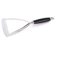thumbnail image 1 of Stainless Steel Heavy Duty Manual Potato Ricer - Long Handle Black Silver, 1 of 5