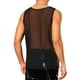 thumbnail image 3 of Camiseta sin mangas transparente INSPIRE CHIC para hombres, camiseta de fiesta de cuello redondo, XL, negra, 3 of 5