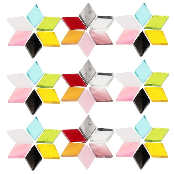 Raindrops 1 Bag of Small Glass Mosaic Tiles for Art Crafts Decorative DIY Mosaic Tile Projects