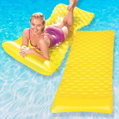 Bestway Vinyl Float and Roll Air Mat - Pool Float, (Best Way To Kill Yellow Jackets In Ground)